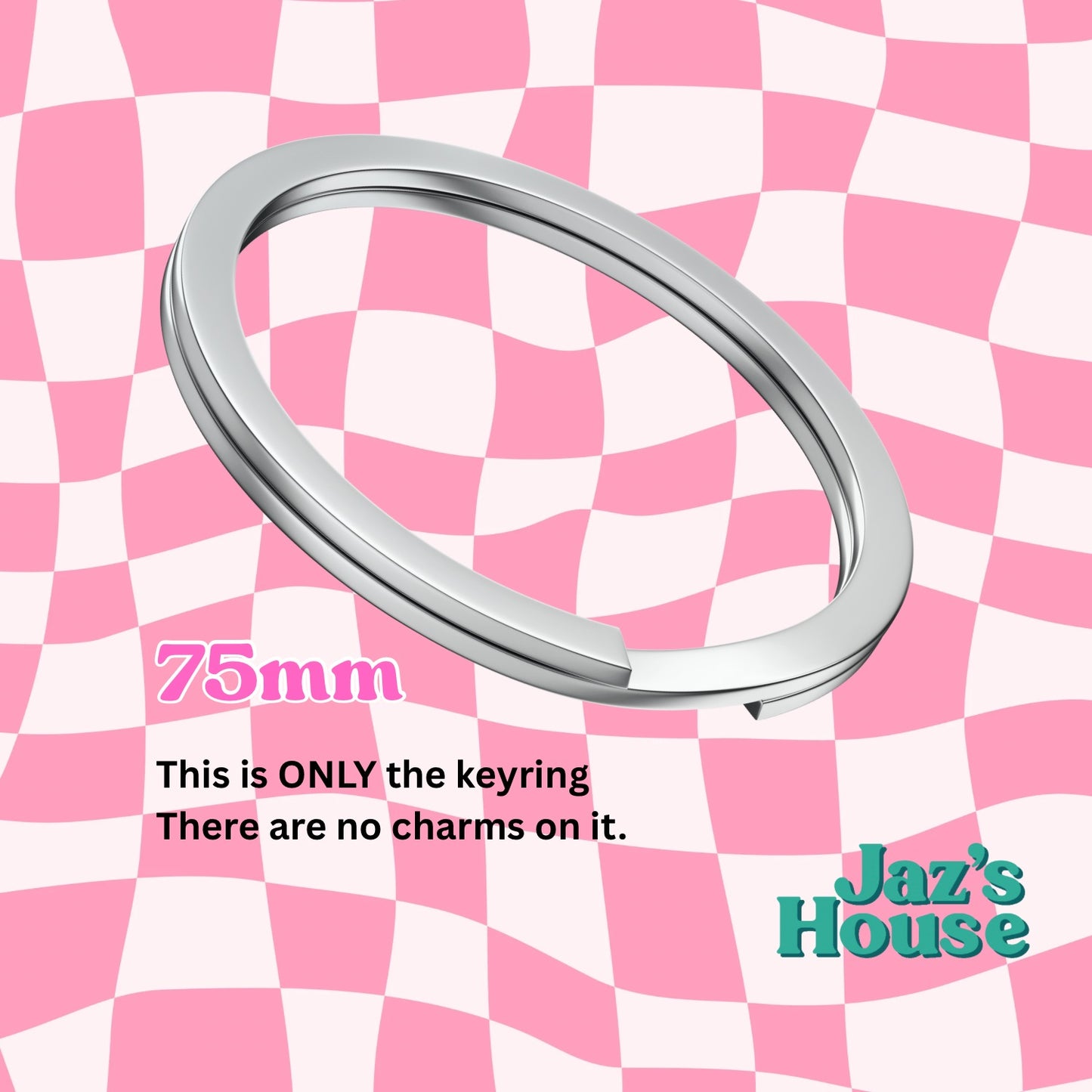 75mm  keyring
